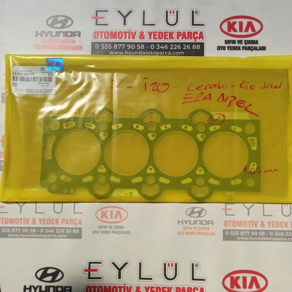 ACCENT ERA DİZEL SİLİNDİR KAPAK CONTA 2 KERTİK 1.10 MM — temsili görsel